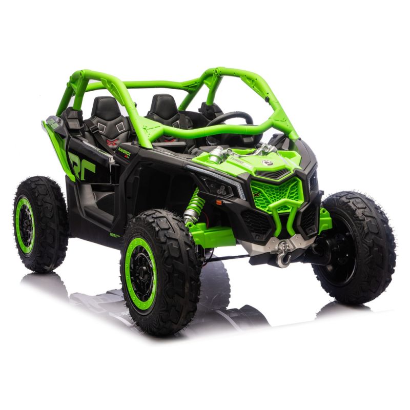 Coche eléctrico Maverick CAN-AM Turbo RR STRONG AIR Verde
