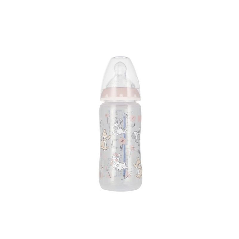 Biberón Nuk 300ml con indicador de temperatura Disney Bambi