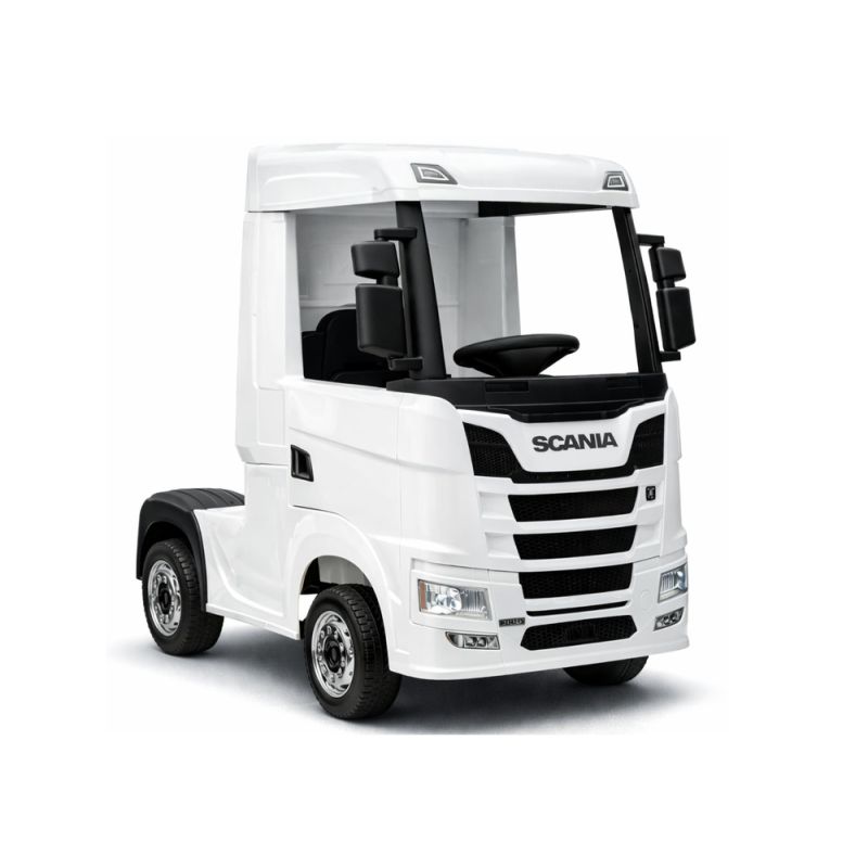 Coche eléctrico a batería Scania 500R HL698 blanco 4x4