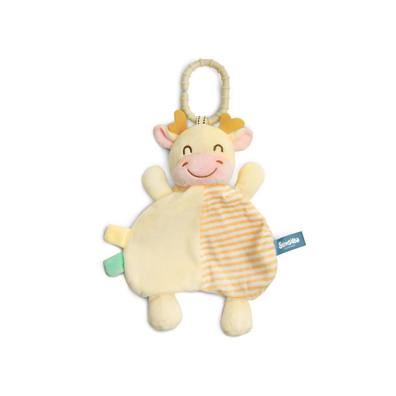 Peluches Sensillo Mini Zoo - Vaca, juguete suave para bebé