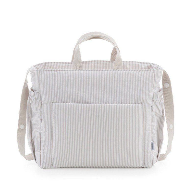 Bolso Maternal Pack Candela Crudo 16x43x37 Cm - Cambrass