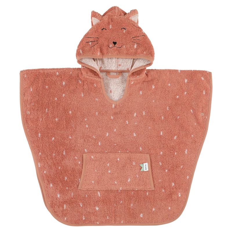 Poncho de baño Mrs. Cat Trixie - Suave y divertido