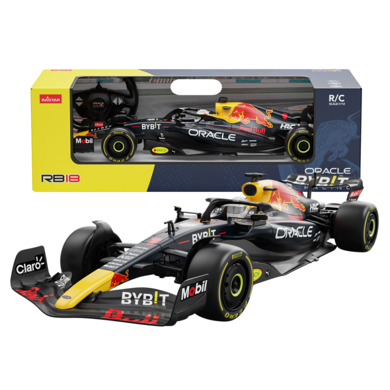 Coche de Carreras Rastar Red Bull RB181 F1 RC 1:12 Azul