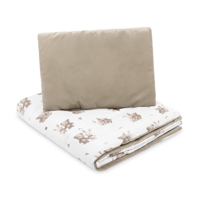 Set de cuna Velvet Friends Sencillo con edredón y almohada coordinados