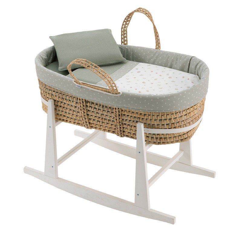 Moises Palma Acolch+pata M.bco Calma Verde/blanco 39x80x61 Cm - Cambrass