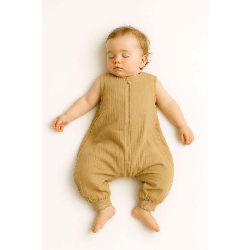Saco de Dormir Muslín con Piernas My Sweet Baby - Camel 9-24 meses