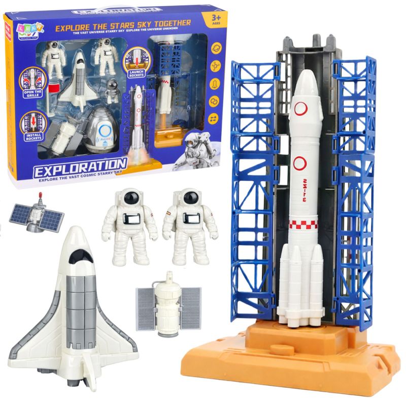 Conjunto Espacial: Torre de Lanzamiento y Cohete
