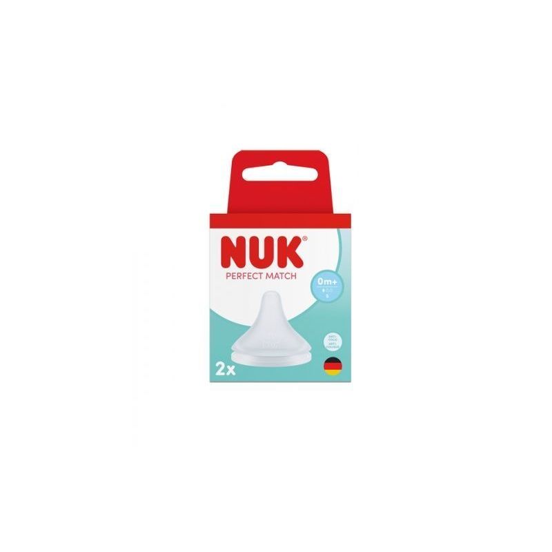 Chupete de Silicona Nuk para Bebés - 2 Piezas S 0+
