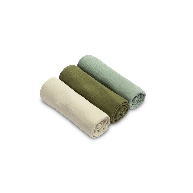 Pañales de Muselina Sensillo color verde (Pack 3 pcs)