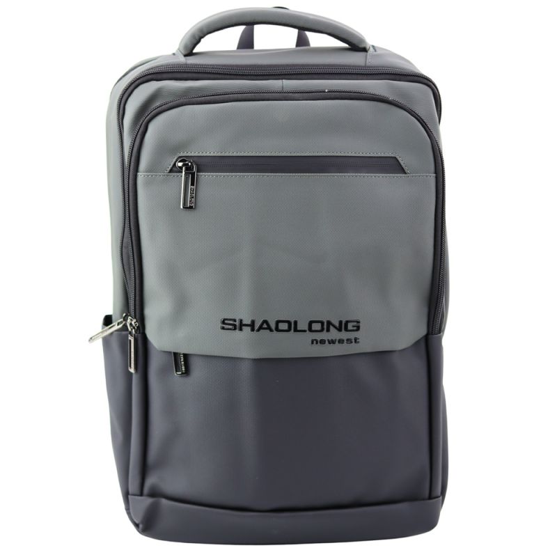 Mochila de Negocios Ciudad USB para Portátil Negra y Gris 16L