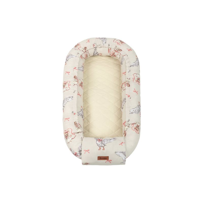 Nido para Bebé Baby Nest Estampado Oca y Ratón Muselina-Algodón 80x45 cm Sensillo