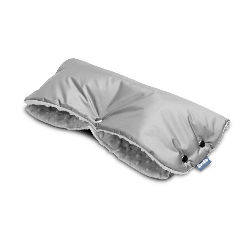 Manoplas para Cochecito Sensillo Minky - Color Gris
