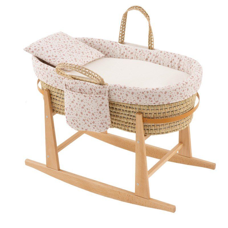 Moises Bebe Mio Cuco + Patas Honolulu Beige/flores 39x80x61 Cm - Cambrass