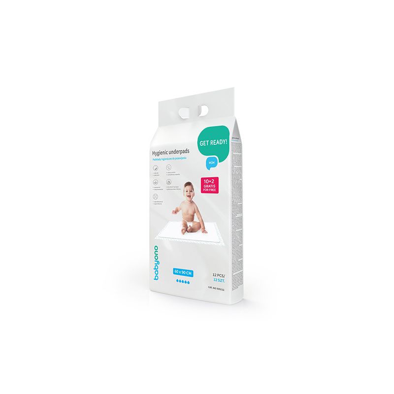Sábanas Cambiadores Babyono 60x90 cm - Pack de 12