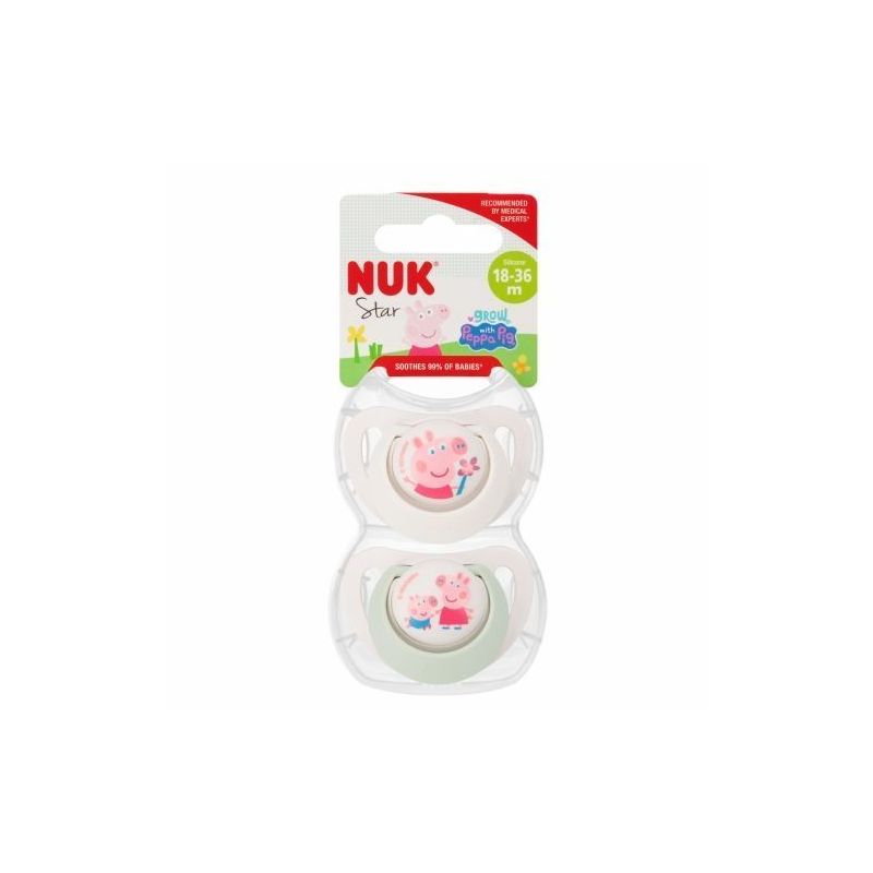 Chupete de Silicona Nuk Peppa Pig 18-36 meses