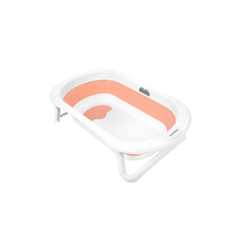 Bañera plegable Fiji Rosa Kikkaboo - Comodidad y seguridad para tu bebé