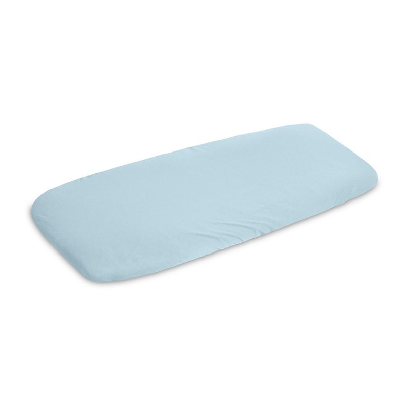 Sábana para Cuna Bamboo Azul Sensillo 90x40 - Suave y Antialérgica