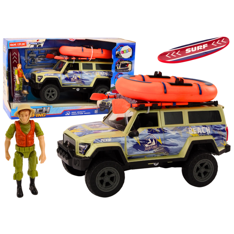 Coche Todoterreno Infantil con Accesorios de Surf