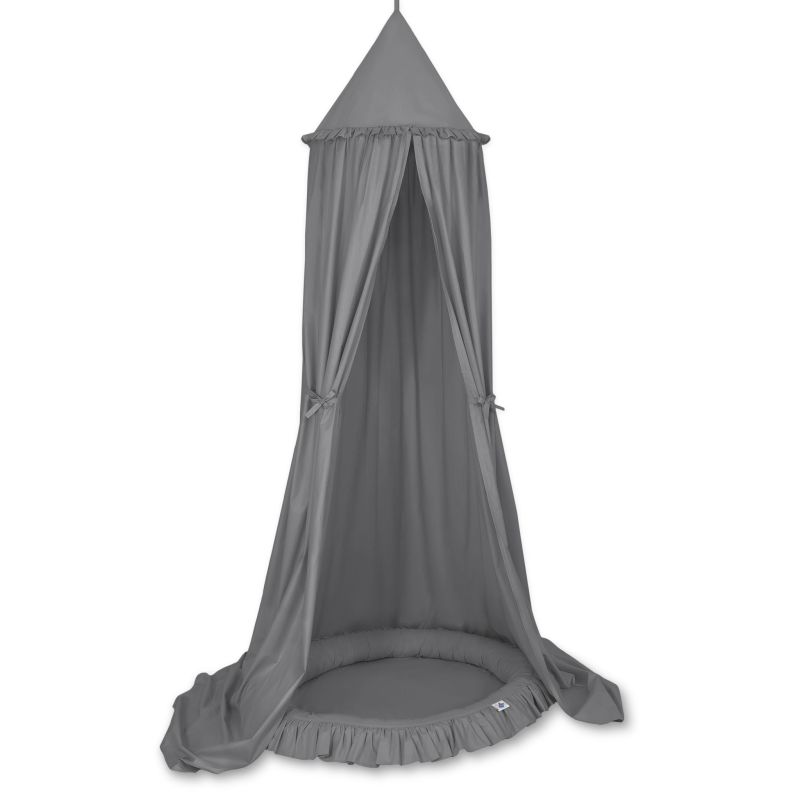 Set de Dosel y Nido con Volante My Sweet Baby - Anthracite