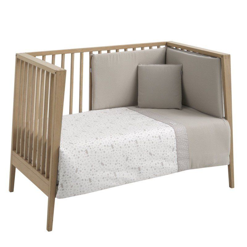 Jgo 2 Pcs.f.nordica Cuna 70 Abete Beige 110x170x3 Cm - Cambrass