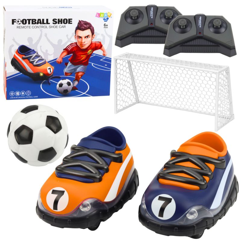 Zapatillas de fútbol RC con control remoto y balón