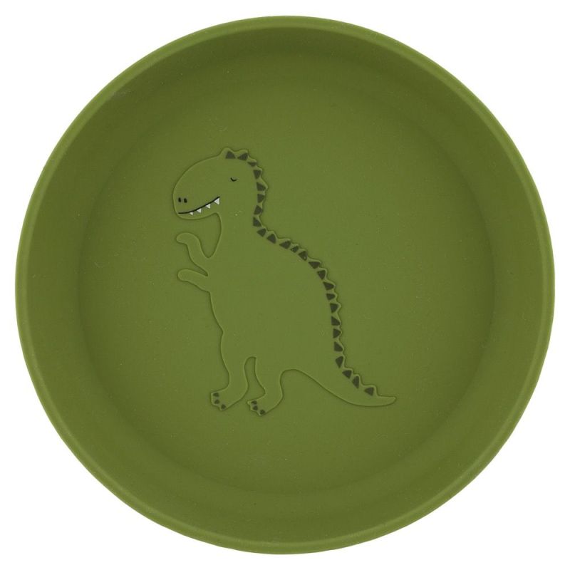 Plato de Silicona Mr. Dino de Trixie - Ideal para Bebés