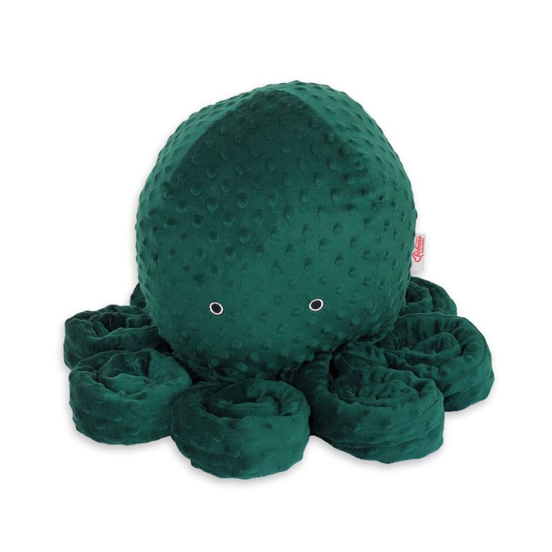 Cojín Octopus XXL de My Sweet Baby - Verde Botella con Lunares
