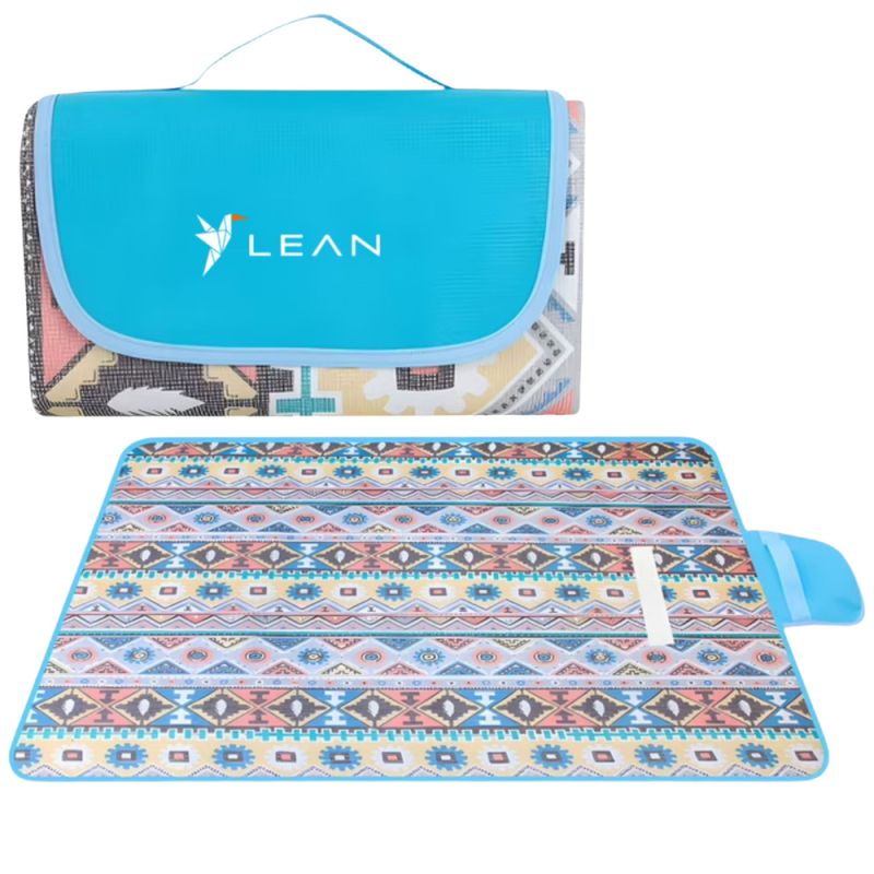 Manta de Picnic y Playa Plegable LEAN 200 x 200 cm