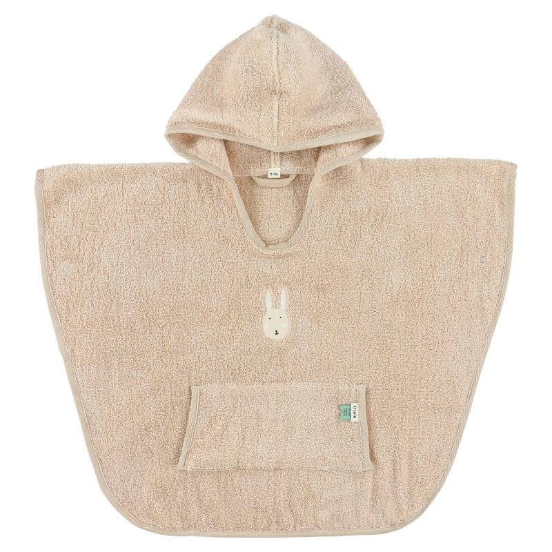 Poncho Trixie Aura Rabbit para bebé - Suave y absorbente