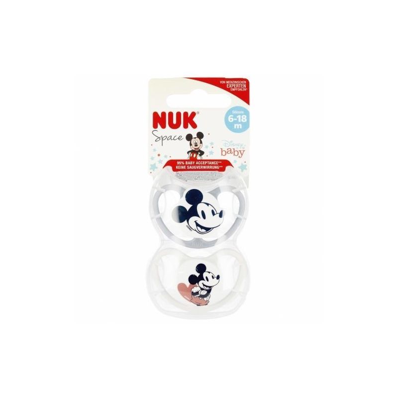 Chupete de Silicona Nuk Space Mickey Mouse 6-18 meses