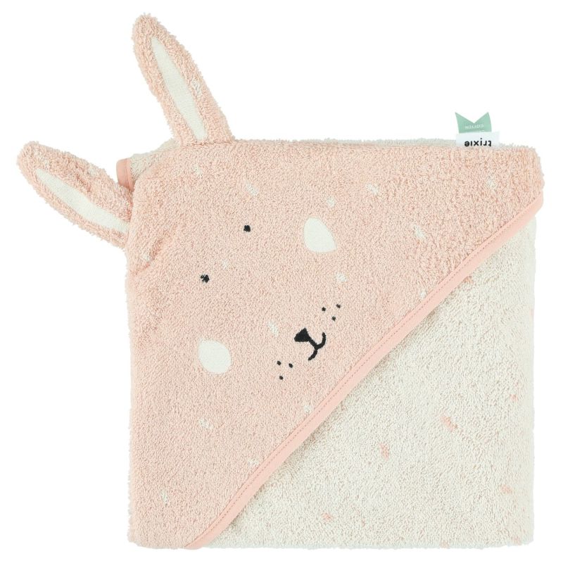 Toalla Capa Mrs. Rabbit Trixie 75x75cm para Bebés