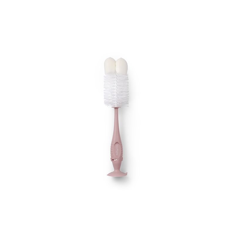 Cepillo y Chupete Babyono con Succión Rosa - Limpieza Eficaz