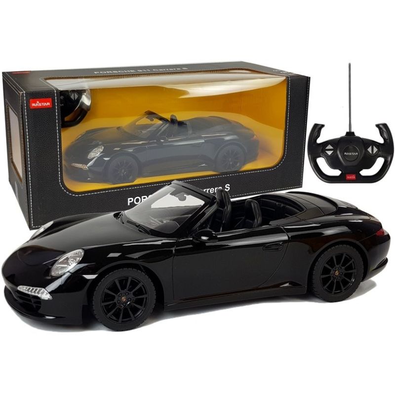 Coche de Control Remoto Porsche 911 Carrera S Negro 1:12