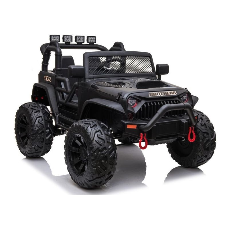 Jeep JC666 Coche Eléctrico Pintado de Negro