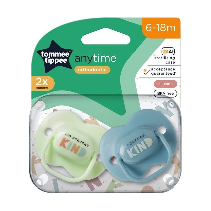 Chupete Anytime Tommee Tippee 6-18 meses - Suave y Ortodóntico