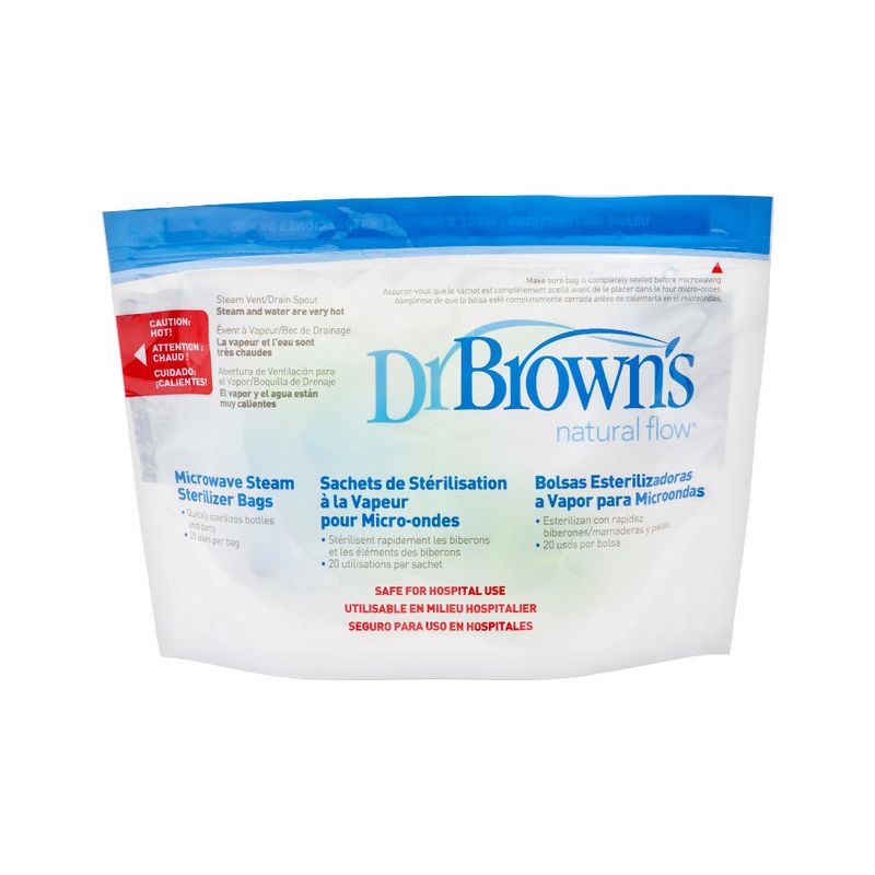 Esterilizador de Bolsas para Biberones Dr brown`s 5-Pack