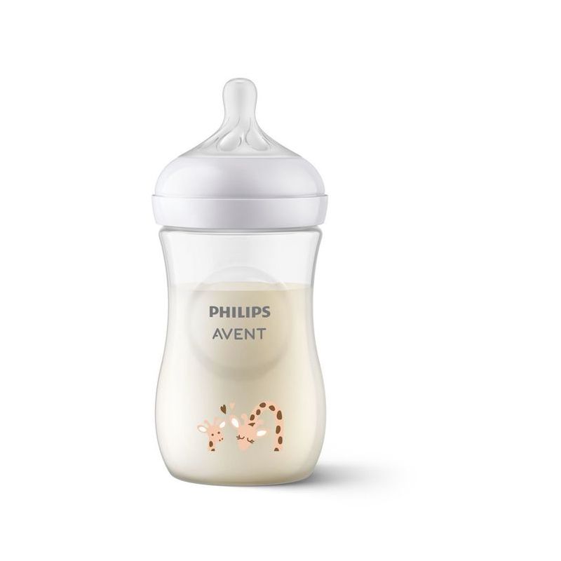Biberón Natural 260ml Giraffe Philips Avent - Comodidad para Bebés