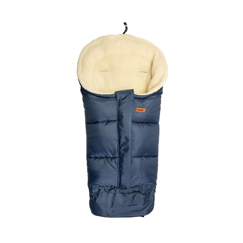 Saco de dormir Sensillo 3 en 1 de lana navy para bebé
