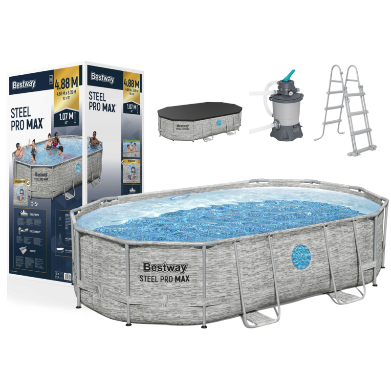 Piscina Frame Pool 427 x 250 x 100 cm Bestway para toda la familia
