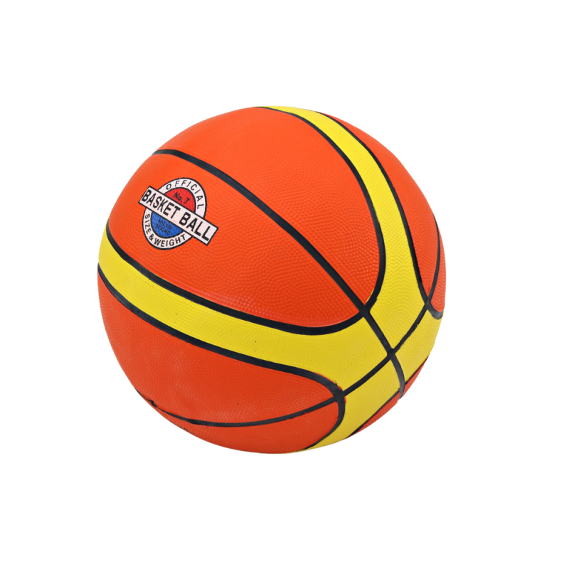 Balón de Baloncesto Naranja y Amarillo Tamaño 7