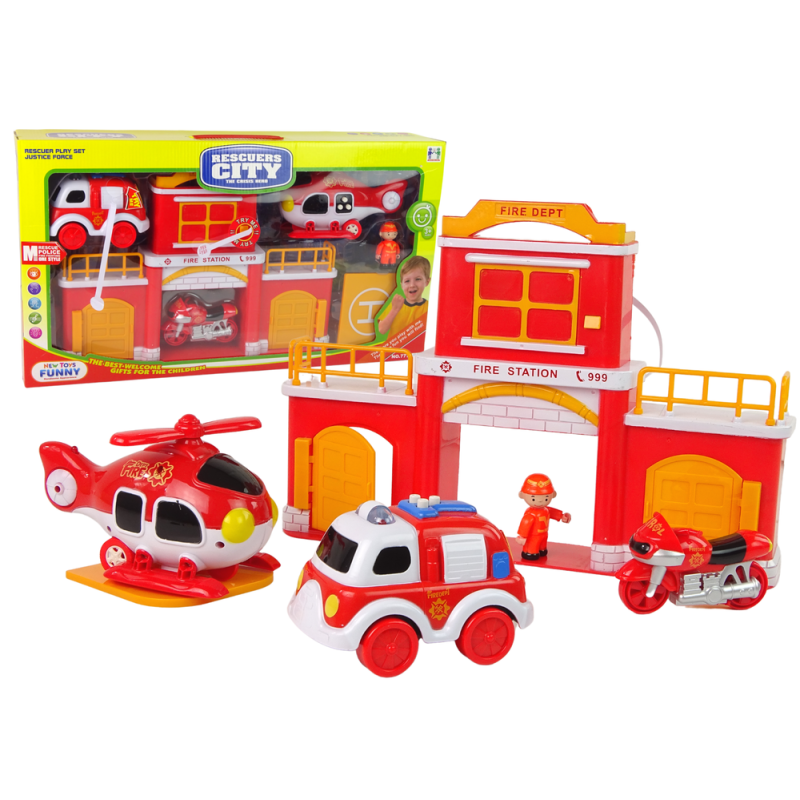 Set de Estación de Bomberos con Sonido
