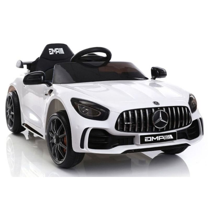 Coche eléctrico Mercedes GTR para montar - Blanco