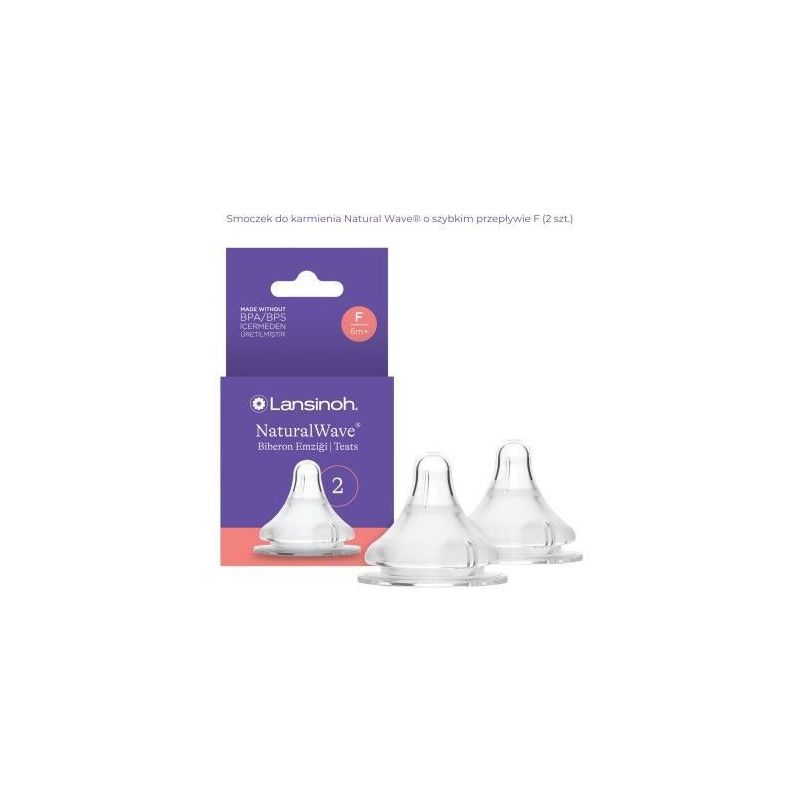 Chupete Lansinoh NaturalWave® Fast Flow - 2 Piezas