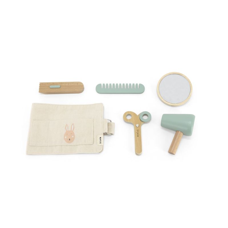 Juego de peluquería de madera Trixie para bebés
