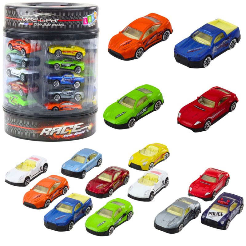 Set de Coches Deportivos Modernos a Escala 1:64