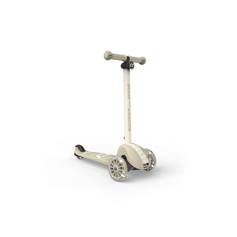 Scoot&ride Highwaykick 3S Blanco Ash: Patinete Plegable para Niños