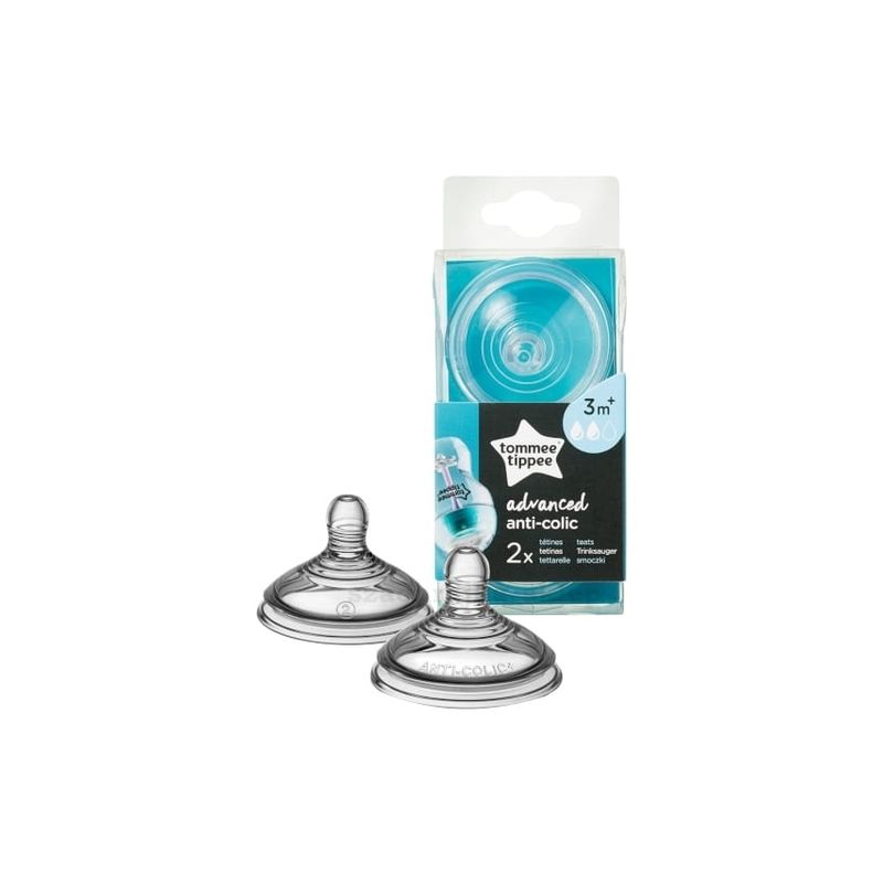 Tetina Anti-Cólicos 3+ Tommee Tippee - Silicona Suave
