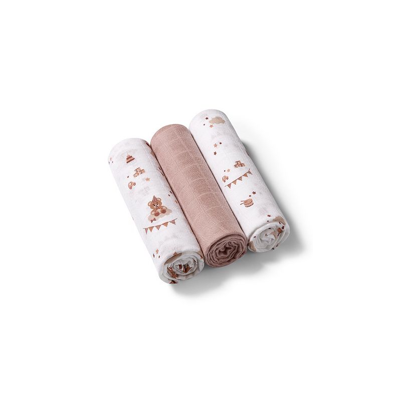 Pañales de Bambú Babyono, 3 Piezas, Suaves y Ecológicos