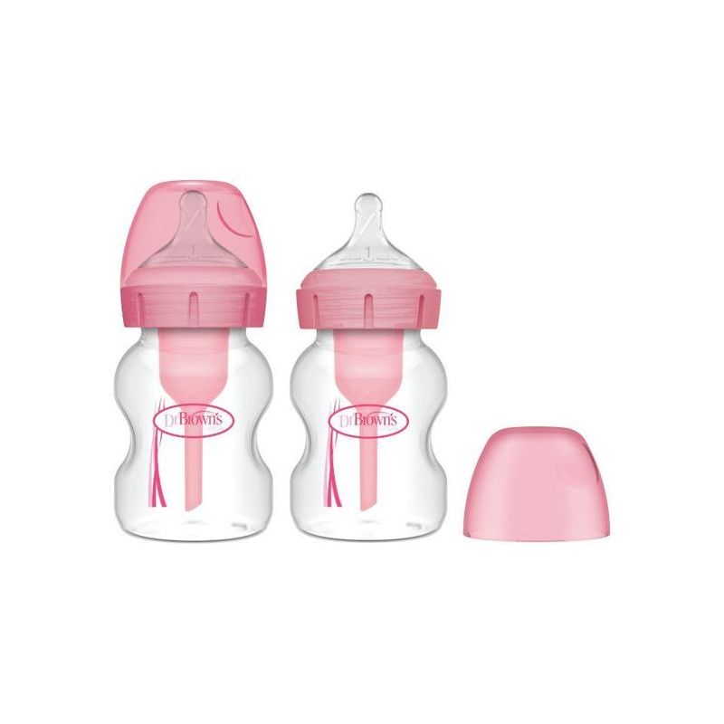 Biberón Dr brown`s Options+ 150ml Rosa 2-Pack