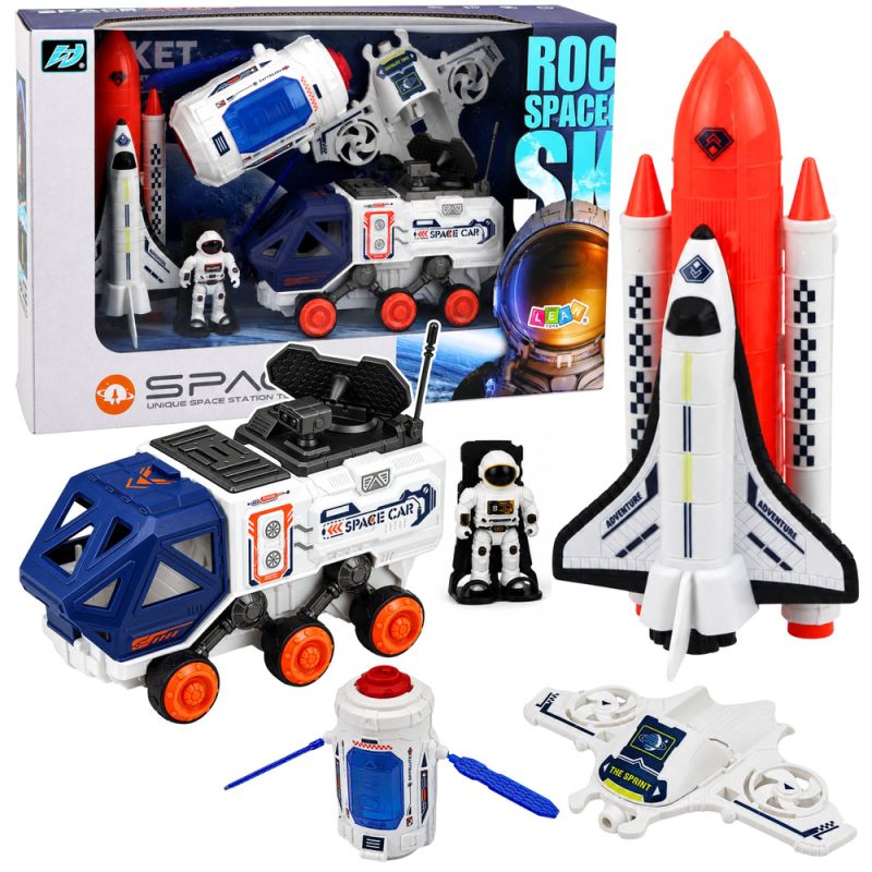 Set Espacial Infantil con Cohete y Dron